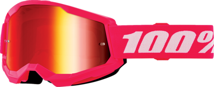 Okuliare 100 PERCENT Strata 2 Junior Pink červené zrkadlové sklíčko