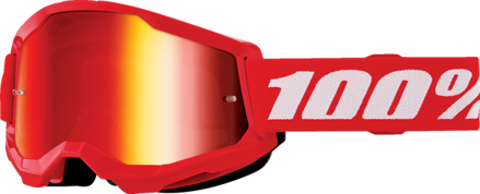 Okuliare 100 PERCENT Strata 2 Junior Red červené zrkadlové sklíčko