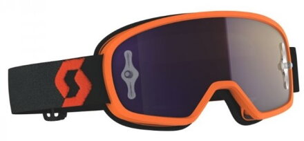 Okuliare SCOTT Buzz MX Pro oranžovo čierne fialové zrkadlové sklíčko 