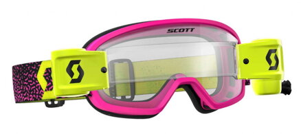 Okuliare SCOTT Buzz MX WFS ružovo žlté