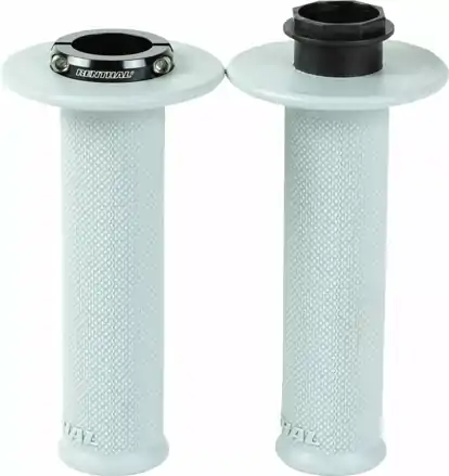 Rukoväte RENTHAL MX Original Lock-On Full Diamond sivé mäkká tvrdosť