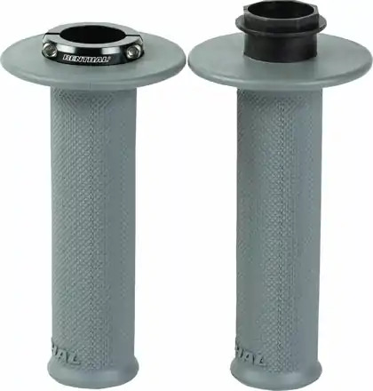 Rukoväte RENTHAL MX Original Lock-On Full Diamond sivé stredná tvrdosť