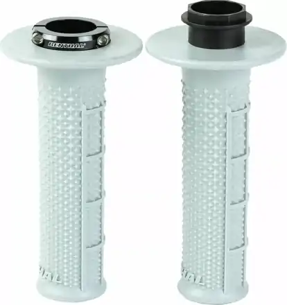 Rukoväte RENTHAL MX Original Lock-On Half Waffle sivé mäkké zúžené