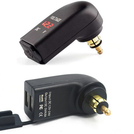 Dvojitý USB adaptér 2.0 pre zásuvky DIN4165