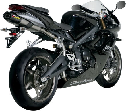 Výfuk AKRAPOVIČ Slip-On pre TRIUMPH DAYTONA 675 R, S-T675SO3-HACT
