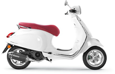 Výfuk AKRAPOVIČ Slip-On pre VESPA PRIMAVERA 125, S-VE125R2-HZBL