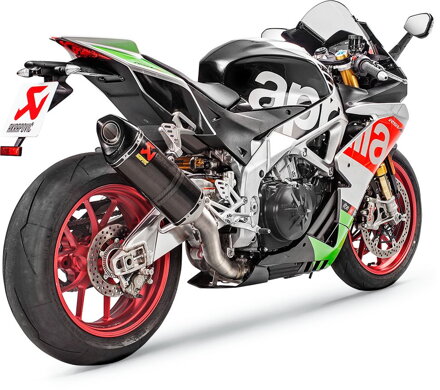 Výfuk AKRAPOVIČ Slip-On pre APRILIA RSV4, TUONO V4 , S-A10SO9-RC