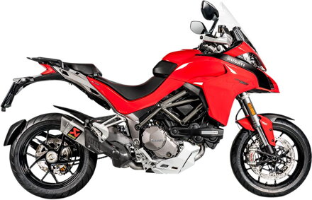 Výfuk AKRAPOVIČ Slip-On pre DUCATI MULTISTRADA 1200, MULTISTRADA 1260, S-D12SO9-HAPT