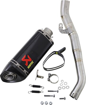 Výfuk AKRAPOVIČ Slip-On pre TRIUMPH STREET TRIPLE 765, S-T7SO3-APC