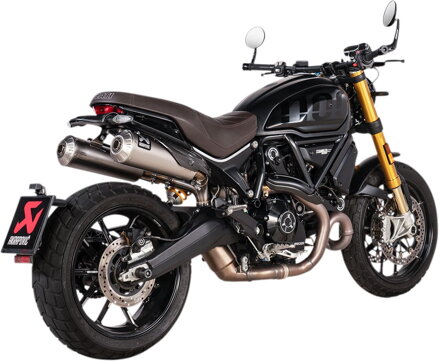 Výfuk AKRAPOVIČ Slip-On pre DUCATI SCRAMBLER 1100, S-D11SO13-HBFGT