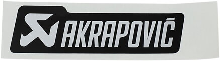Nálepka AKRAPOVIČ 135 x 40 mm, P-HST4ALMONO