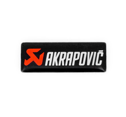 Nálepka AKRAPOVIČ 30 x 11 mm, P-CST3POFILL