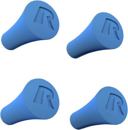 RAM MOUNTS Náhradné gumové koncovky pre držiak X-Grip, 4 ks modré