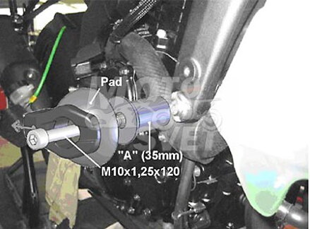 Montážna sada k padacím protektorom LSL - KAWASAKI ZX-6R 09-12, MS