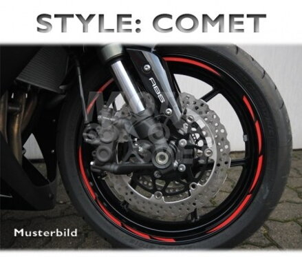 HS ˝COMET STYLE˝ oranžový pásik 7mm