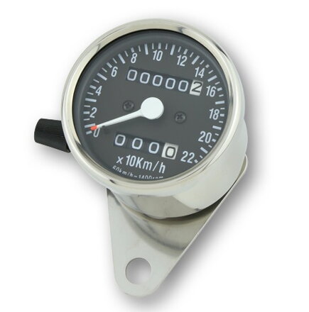 Analógový tachometer chrómovaný K=1,4