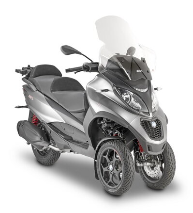 Plexi GIVI D5613ST pre PIAGGIO 350500 MP3