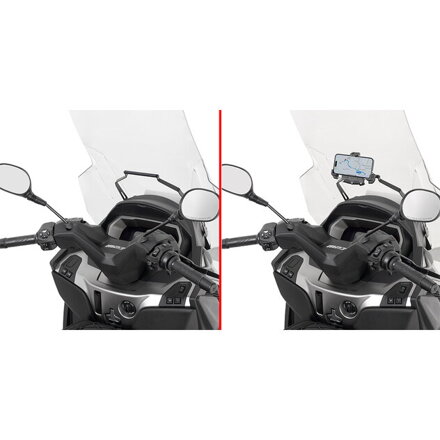 Konzola na upevnenie držiakov GIVI PIAGGIO MP3 HPE 400-400 SPORT - 530 EXCLUSIVE (22-23) FB5619