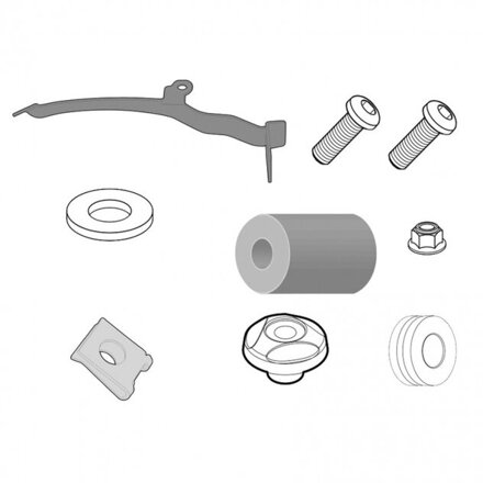 Montážna sada na plexi GIVI pre YAMAHA X-MAX 125-250-400 / MBK EVOLYS/SKYLINER 125-250 D2111KIT