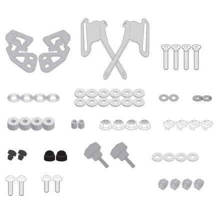 Montážna sada na plexi GIVI 2139DT pre YAMAHA TRACER 900/GT (18--20) D2139KIT