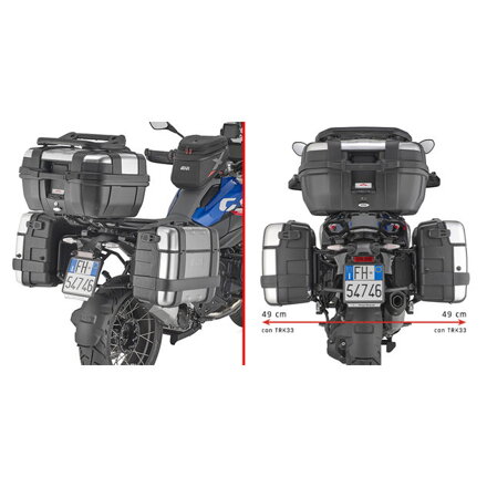 Držiak bočných kufrov GIVI pre BMW F 900 GS (24) PLO5145MK
