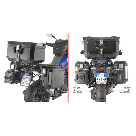 Držiak bočných kufrov GIVI pre BMW R 1300 GS (24) PLOS5143CAM