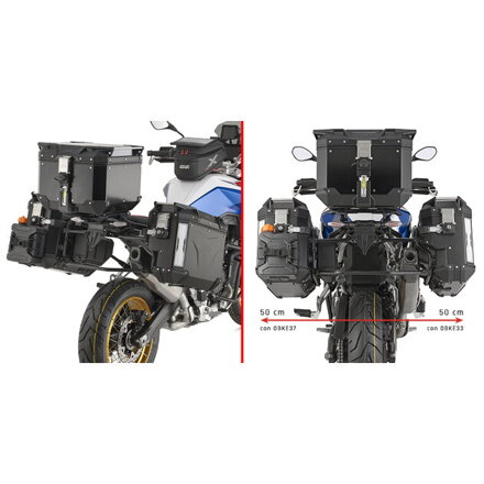 Držiak bočných kufrov GIVI pre BMW F 900 GS (24) PLOS5145CAM
