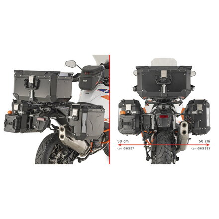 Držiak bočných kufrov GIVI pre KTM 1290 SUPER ADVENTURE R/S (21-) PLOS7713CAM
