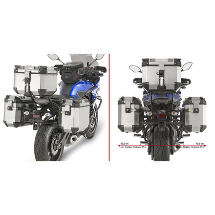 Držiak bočných kufrov GIVI TREKKER OUTBACK pre YAMAHA MT 07 TRACER (16-)