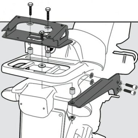 Nosič zadného kufra GIVI pre BMW R1100GS 94-99 & SR694