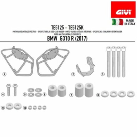 Držiaky bočných tašiek GIVI BMW G 310 R TE5125