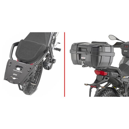 Nosič zadného kufra GIVI  pre MOTO GUZZI MOTO GUZZI STELVIO 1000 (24) SRA8208