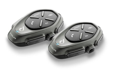 Komunikátory INTERPHONE Bluetooth handsfree Cellularline Tour Twin Pack