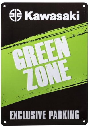 Parkovacia tabuľka KAWASAKI Green Zone
