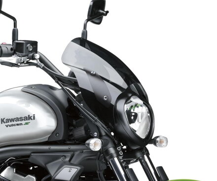 Plexi Cafe style KAWASAKI pre Vulcan S dymové