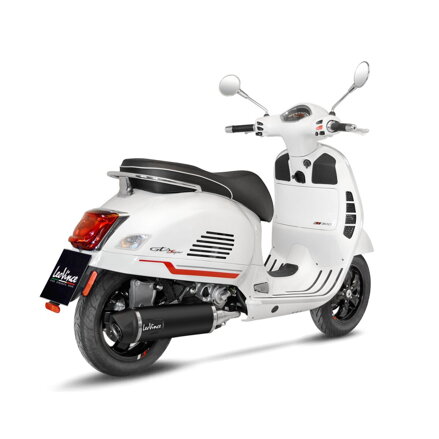 Výfuk so zvodmi LEO VINCE NERO pre VESPA GTS 300 14071K