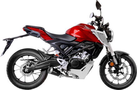 Výfuk so zvodmi LEO VINCE LV-10 SLIP-ON pre HONDA CB 125 R ABS Neo Sports Cafe 15221B