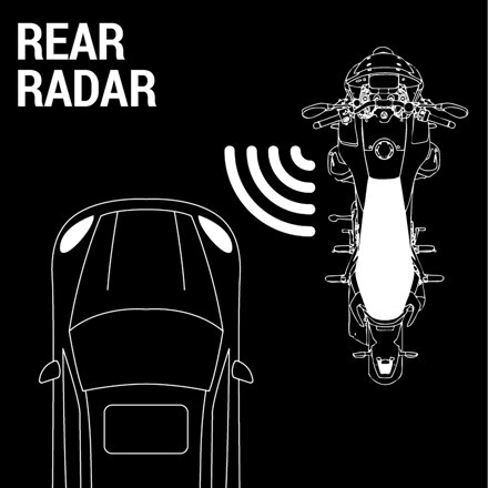 Sledovanie mŕtveho uhla MOTO GUZZI pre V100