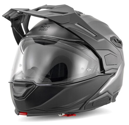 Prilba MOTO GUZZI Crosswind sivo čierna matná