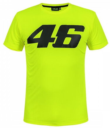 VR46 CORE pánske tričko žlté fluo