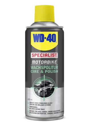 WD-40 Vosk a leštenka na motocykel 400 ml