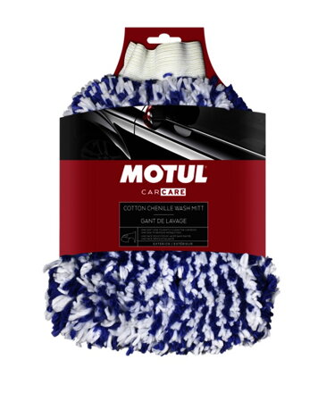 MOTUL Cotton chenille wash mitt - Bavlnená ženilková úmývacia rukavica