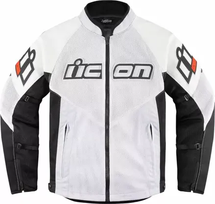 Kožená bunda ICON Mesh AF biela 