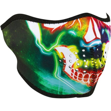 Neoprénová maska ZAN Neon Skull