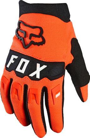 Rukavice FOX Dirtpaw oranžové fluo detské