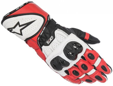 Rukavice ALPINESTARS GP Plus R čierno bielo červené