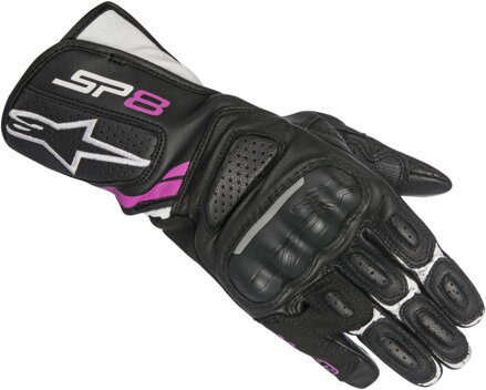 Rukavice ALPINESTARS STELLA SP-8 V2 čierno bielo fialové