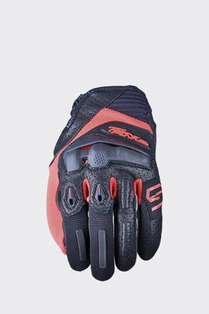 Rukavice FIVE RS1 čierno červené fluo 