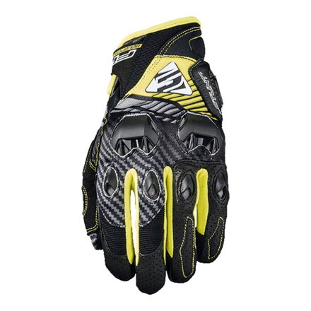 Rukavice FIVE STUNT EVO Replica Fiber Fluo Yellow