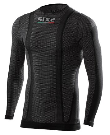 Termo tričko SIXS dlhý rukáv čierne